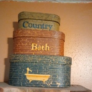 Primitive bathroom decor